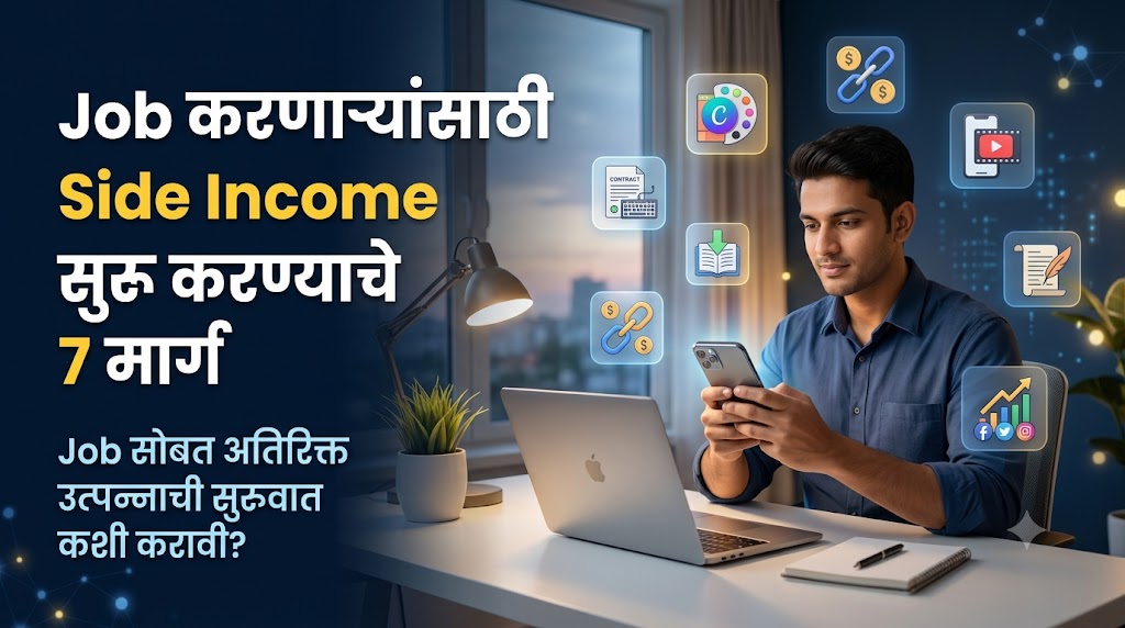 Job करणाऱ्यांसाठी Side Income सुरू करण्याचे 7 मार्ग